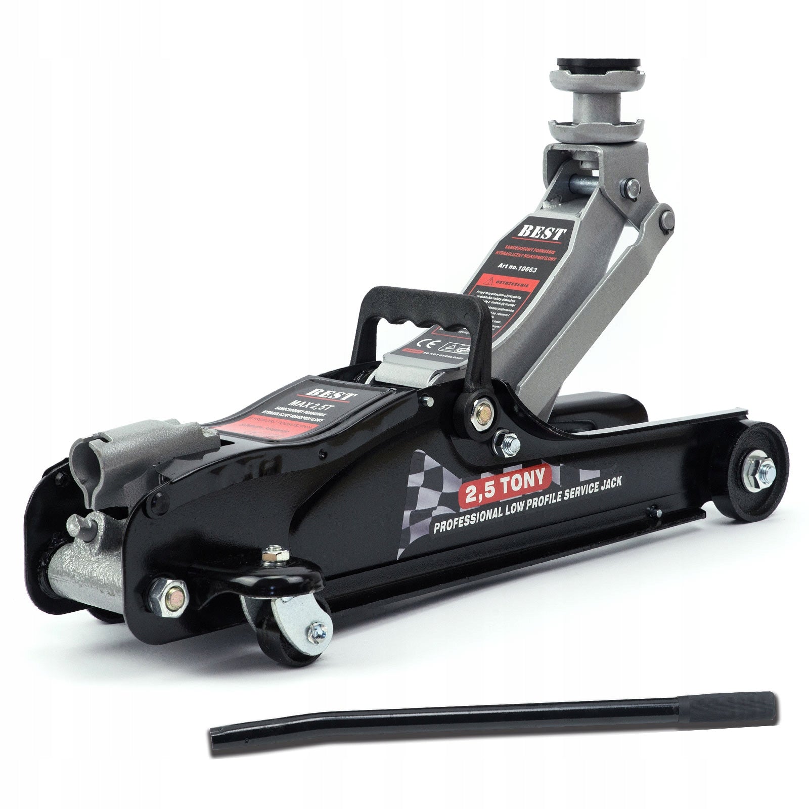 Best car jack frog 2,5T low rubber 360 mm 2500 kg Brand Best Tools
