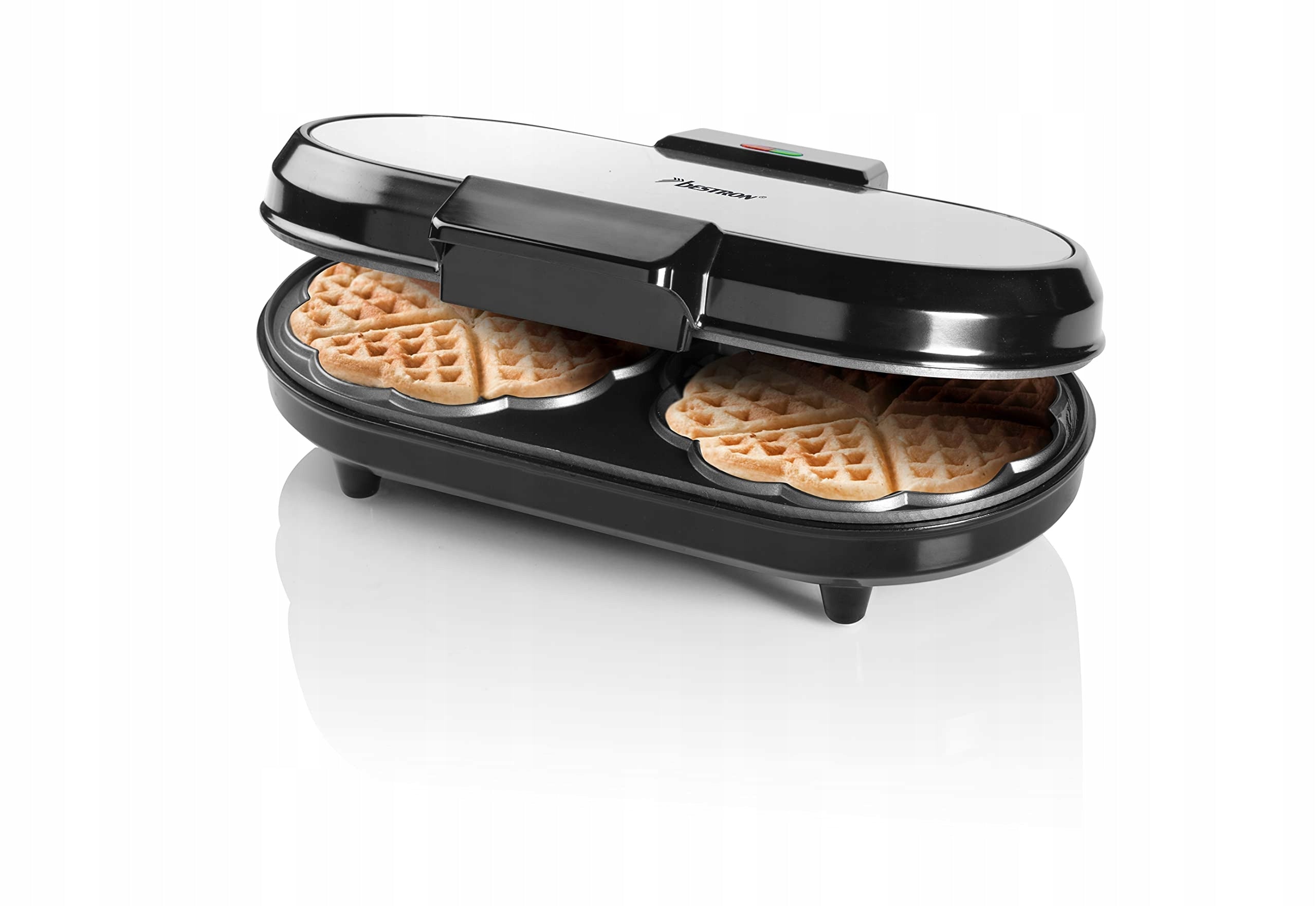 Bestron ADWM730S double waffle iron, plastic