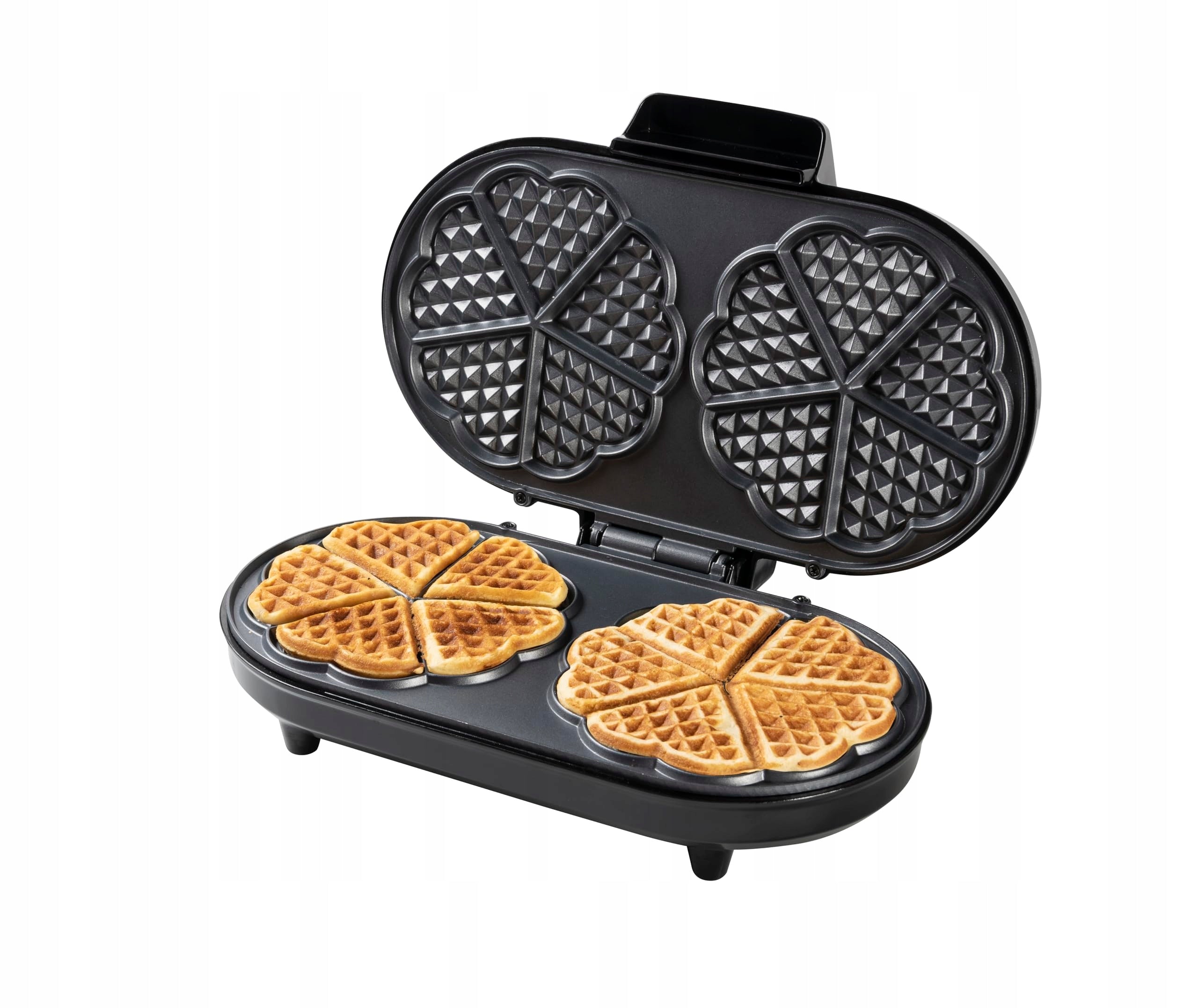 Bestron ADWM730SAT double heart waffle iron 1200W beige Power rating 1200 W
