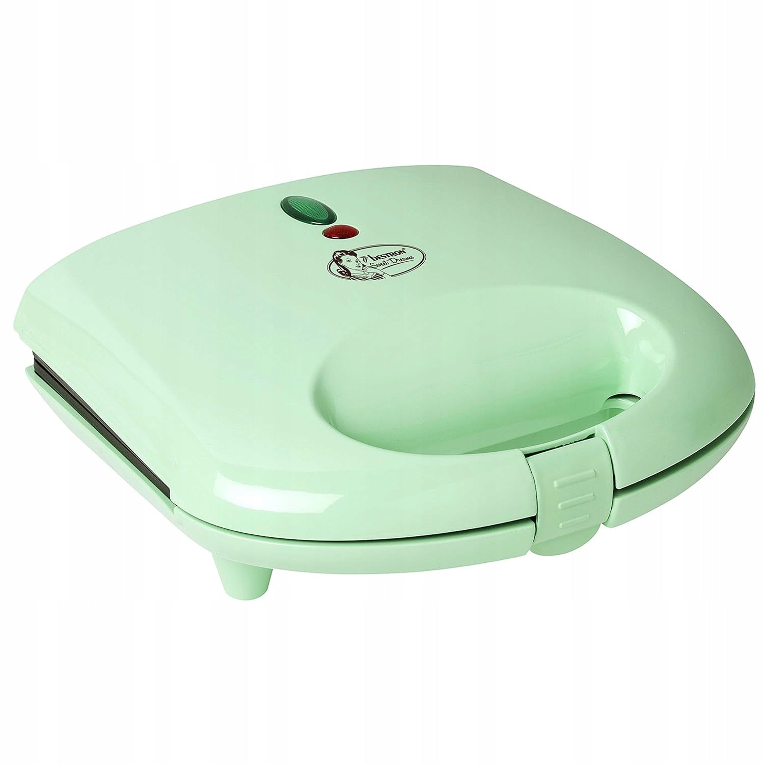 Bestron Retro waffle iron 700W for 2 waffles green Power rating 700 W