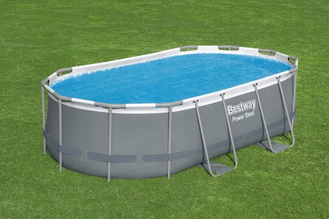 Poolabdeckung Bestway Flowclear Solar, 427x250 cm, blau 