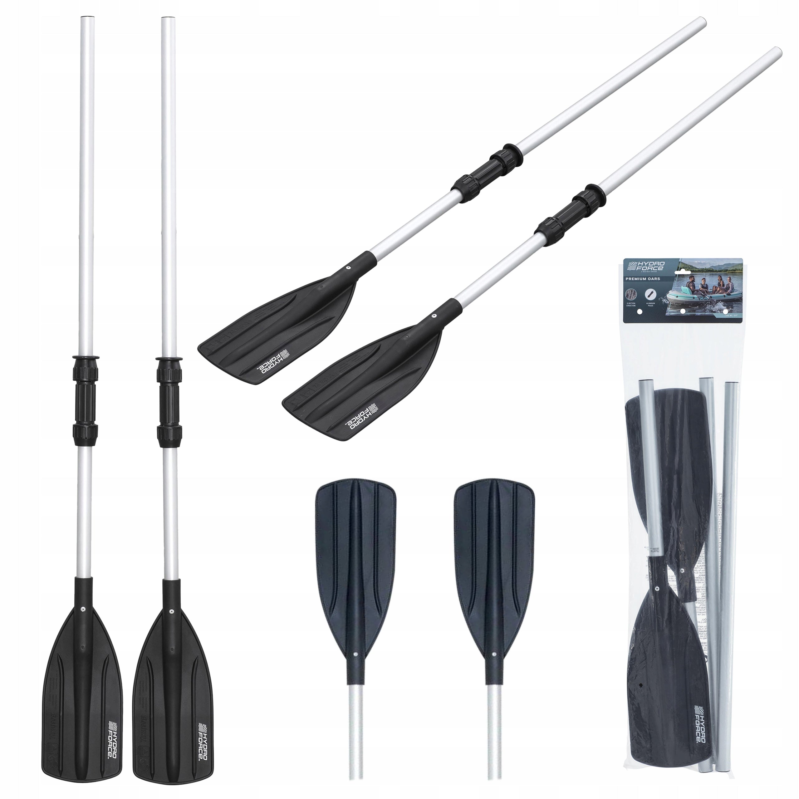 Bestway 62064 Aluminum Paddles Folding for Kayak Pontoon Sup 145cm 2 pcs