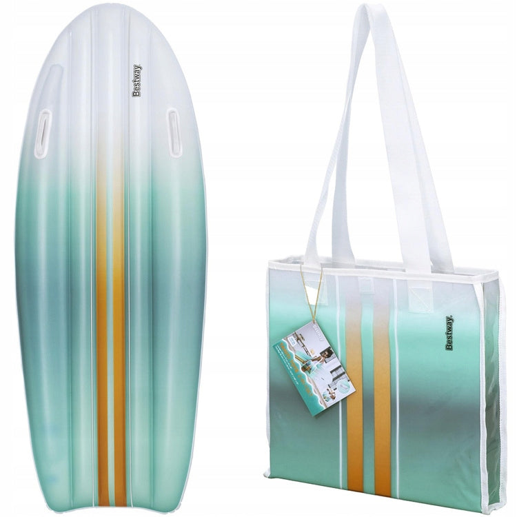 Bestway Beach mattress with handles TAHITI 183x71cm + beach bag 42072
