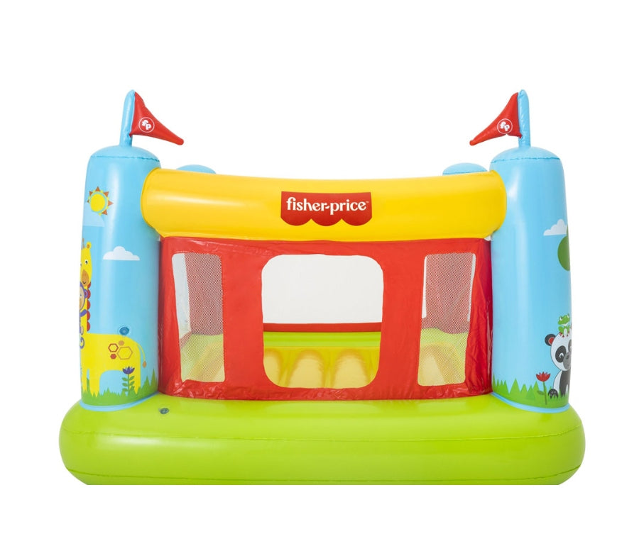 Bestway Inflatable Castle Jumping Trampoline for Kids Playpen Fisher Price Height from ground level 135 cm