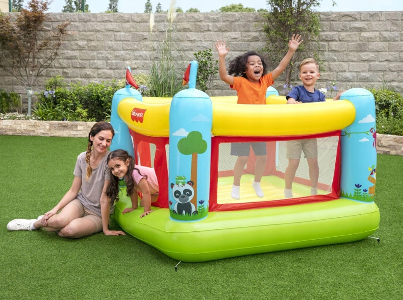 Bestway Inflatable Castle Jumping Trampoline for Kids Playpen Fisher Price Kid's age 3＋ years