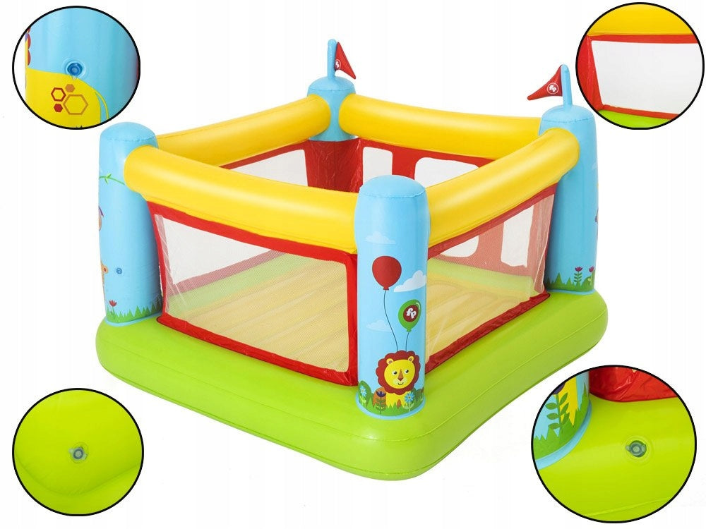 Bestway Inflatable Jumping Castle For Children Playpen Fisher Price 93553 Height from ground level 135 cm