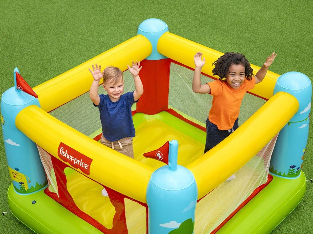 Bestway Inflatable Jumping Castle For Children Playpen Fisher Price 93553 Kid's age 3＋ years