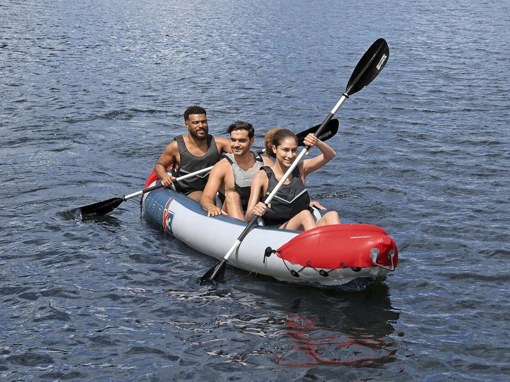 Bestway Kayak Rapid X3 inflatable 3 seater + paddle bag 381x100 cm 65132 Model Rapid X3
