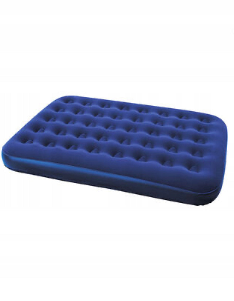 Bestway Pumped Double Mattress 192 x 135 x 22 cm Blue Inflatable Packaging status original