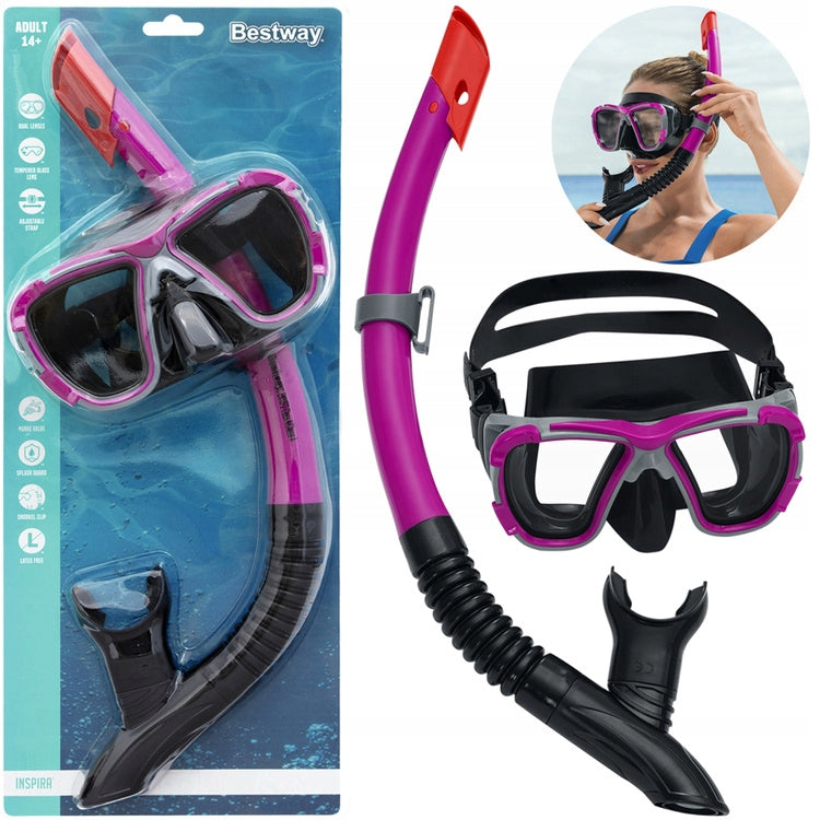Bestway Swimming Diving Tube Mask for Kids and Adults 24021