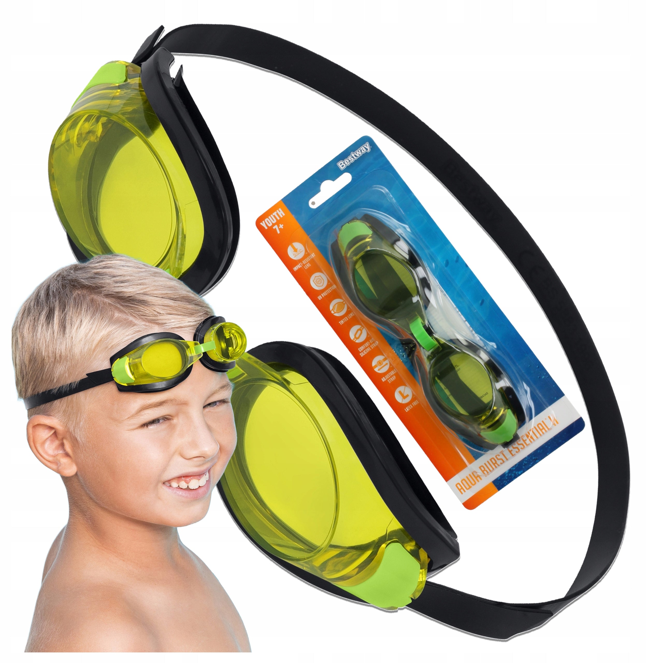 Bestway Swimming goggles for children swimming goggles for swimming pool +7 years Model 21005
