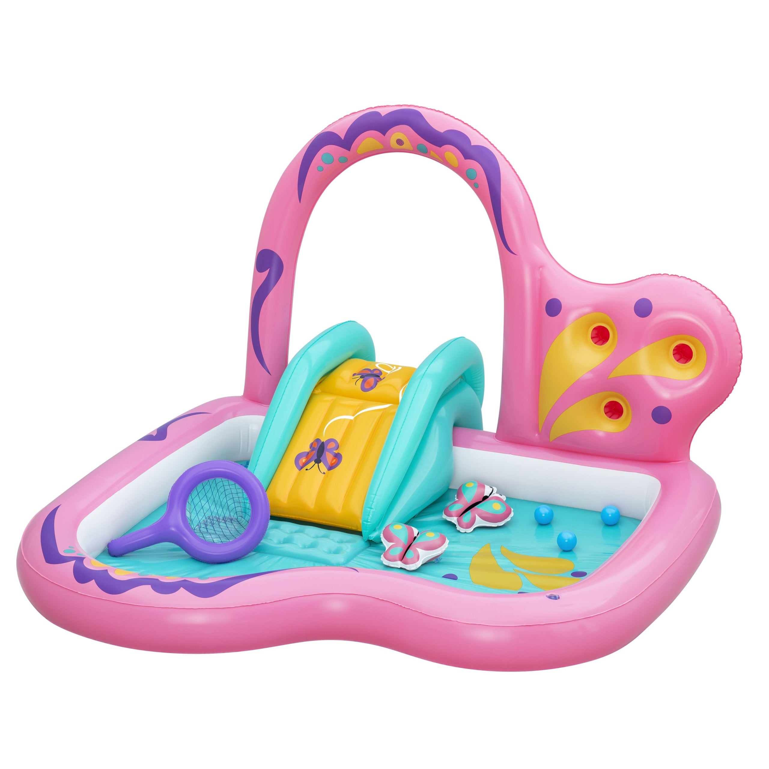 Bestway Water playground BUTTERFLY 180x180x117cm + slide 6941607395066 Manufacturer code 53175