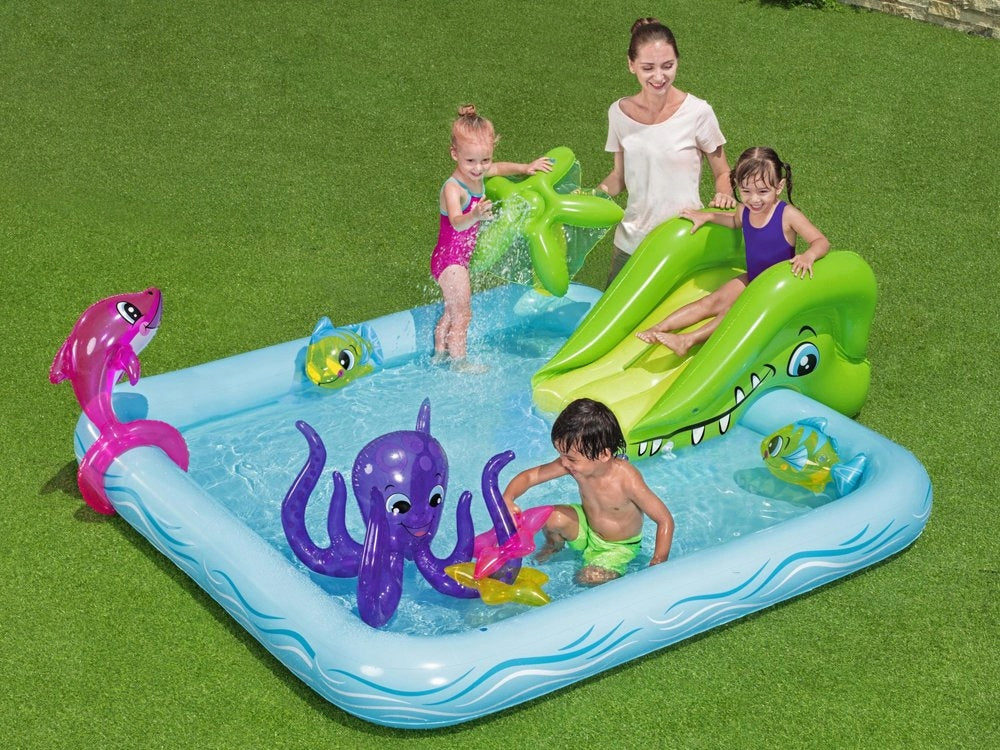Bestway Water square toys for children AQUARIUM Paddling pool + slide 53052 Manufacturer code 53052