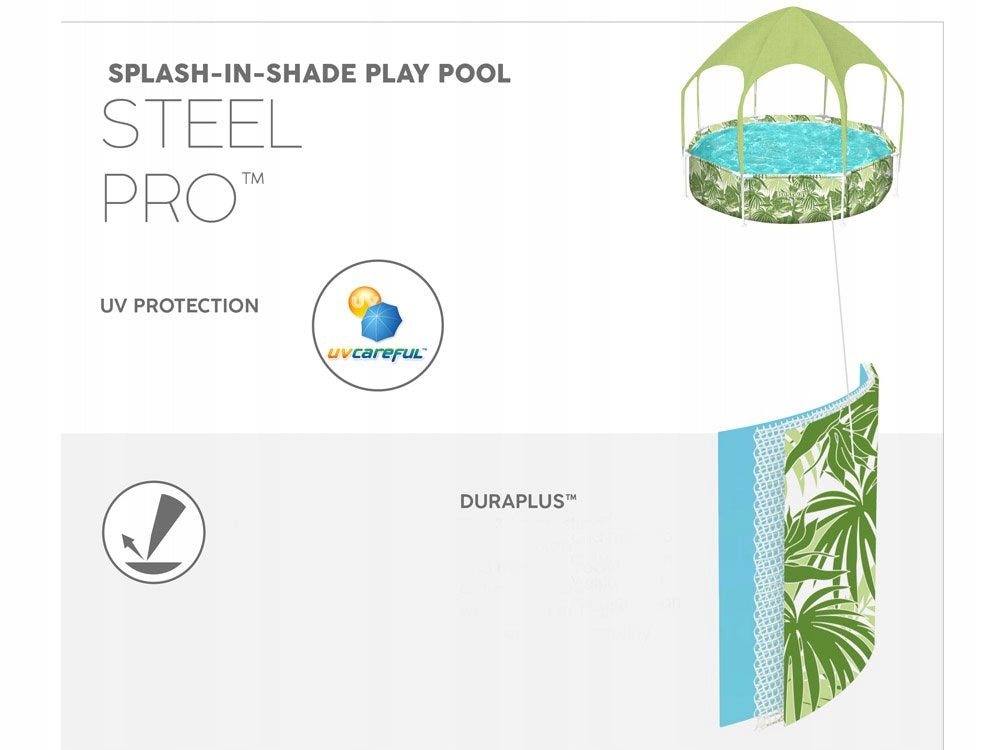 Bestway frame swimming pool 244x51 cm with visor 56432 Brand Bestway