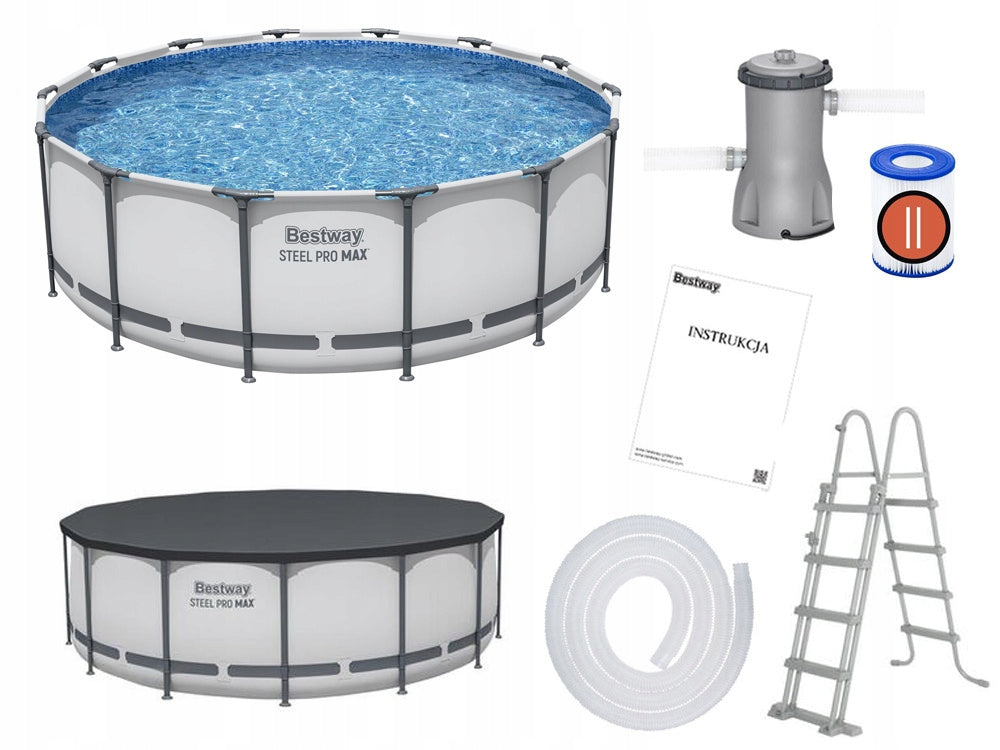 Bestway garden frame pool 427x122cm 10in1 5612X Volume 15232 l