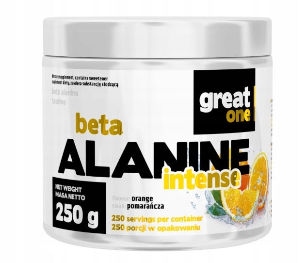 Beta Alanina Intense ORANGE 250g with the addition of taurine - 09.2026