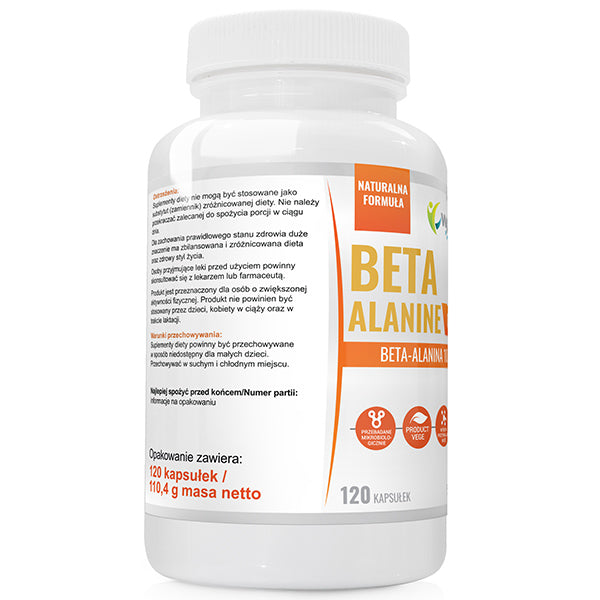 Beta Alanine 800mg STRONG PUMP STIMULATION STRENGTH ENERGY 240 kap Brand Wish Pharmaceutical