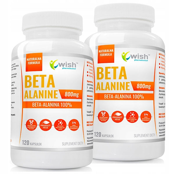 Beta Alanine 800mg STRONG PUMP STIMULATION STRENGTH ENERGY 240 kap