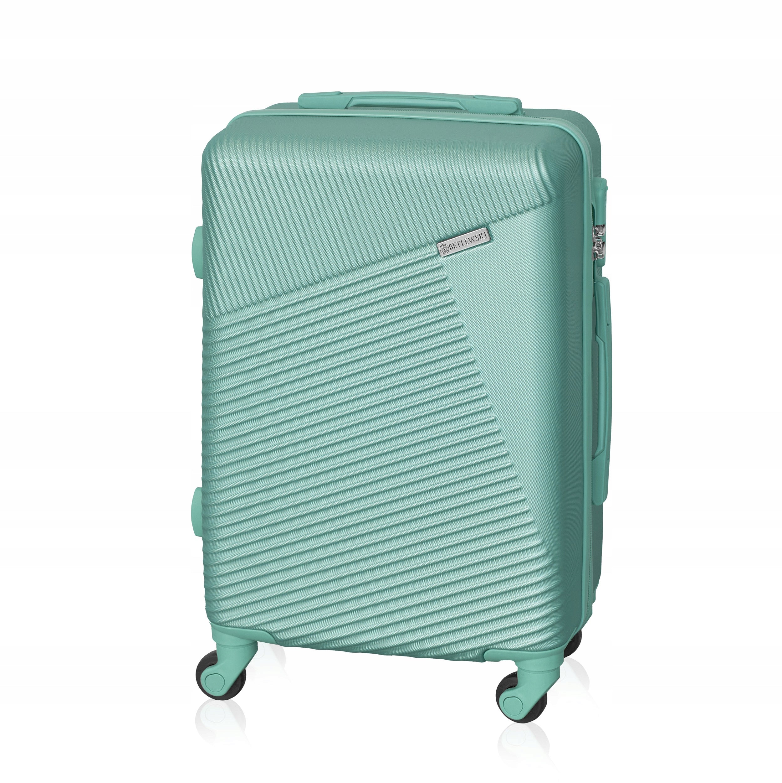 Betlewski Small Cabin Suitcase Circles Combination Lock Telescopic Handle