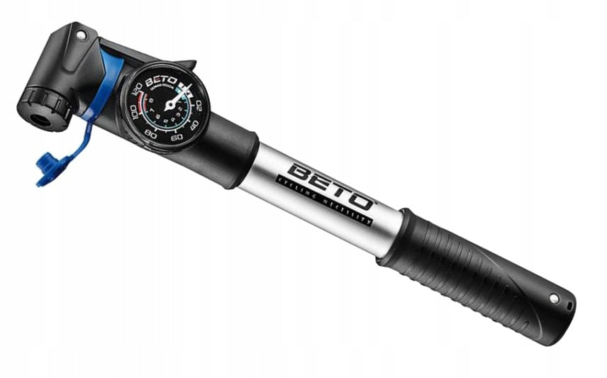 Beto 033AG bicycle pump pressure gauge 7BAR 100psi AV FV presta car EAN (GTIN) 5904569354626