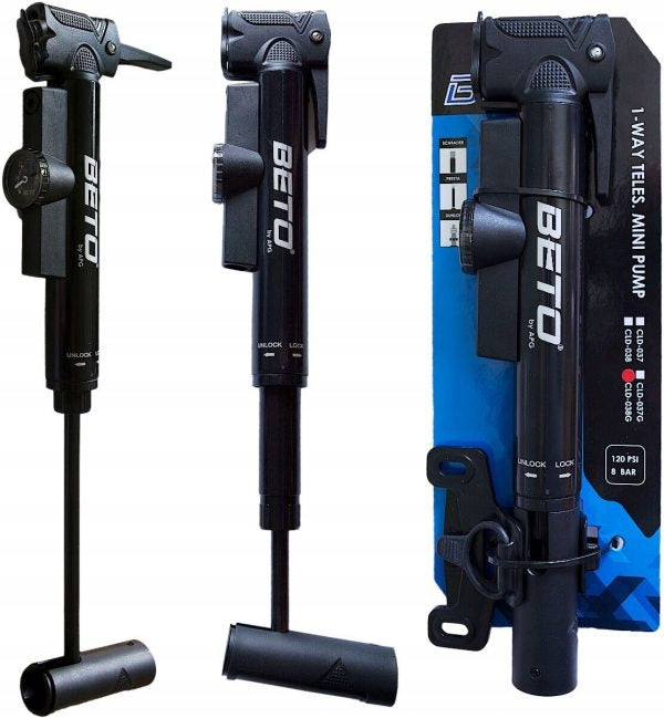 Beto CLD-038G bicycle pump pressure gauge AV/DV/FV for inner tube bike
