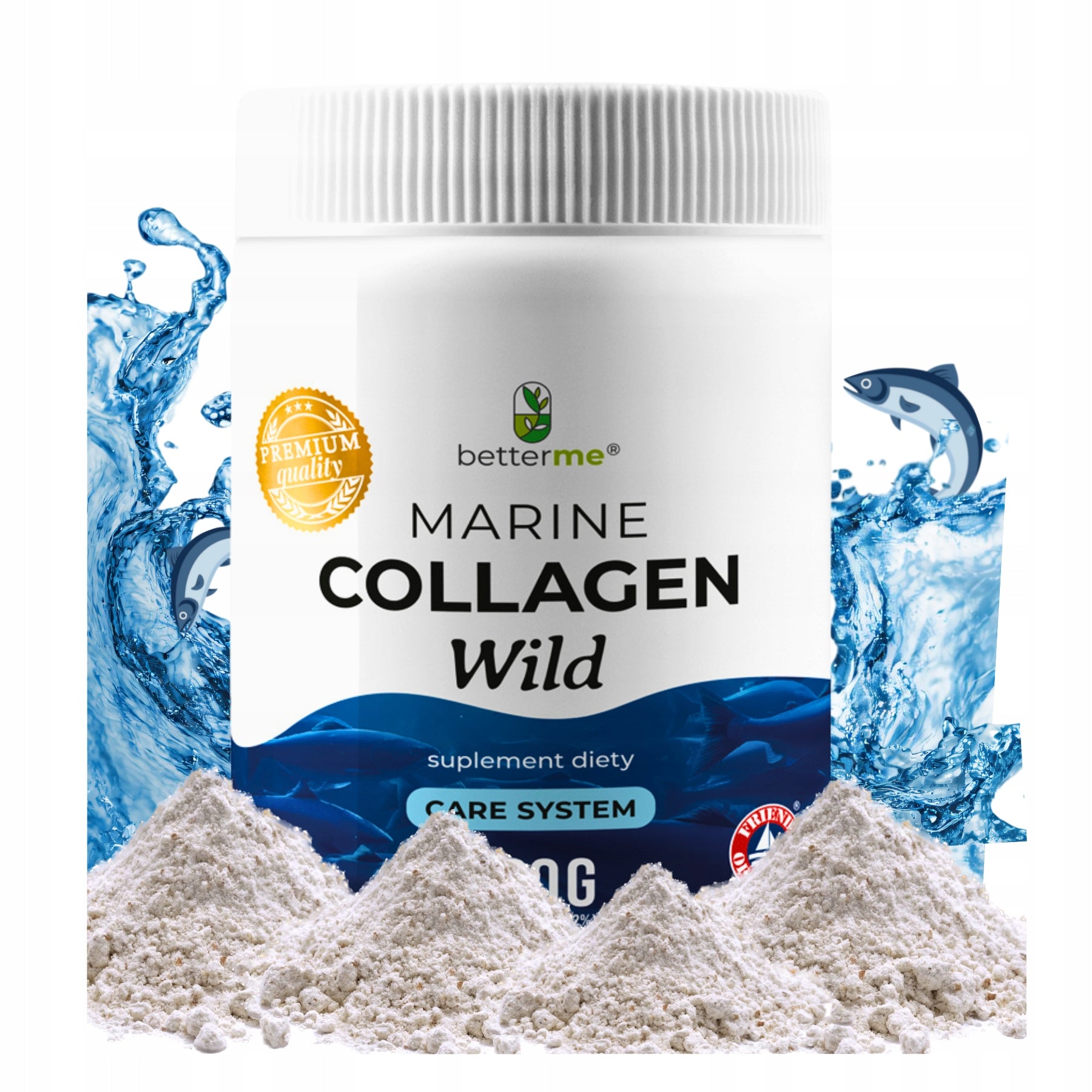 BetterMe Marine Collagen Wild Collagen with wild cod 300g 30 days