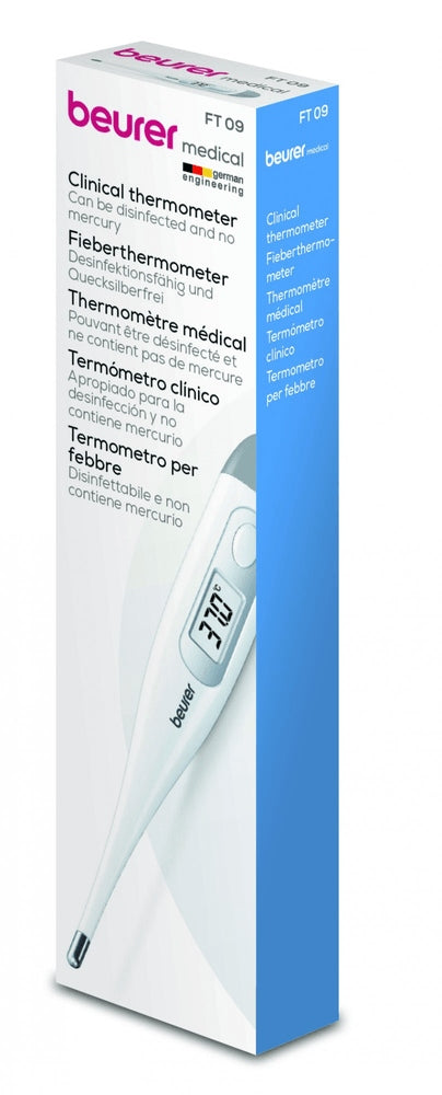 Beurer FT-09 Waterproof Digital Thermometer Packaging status original
