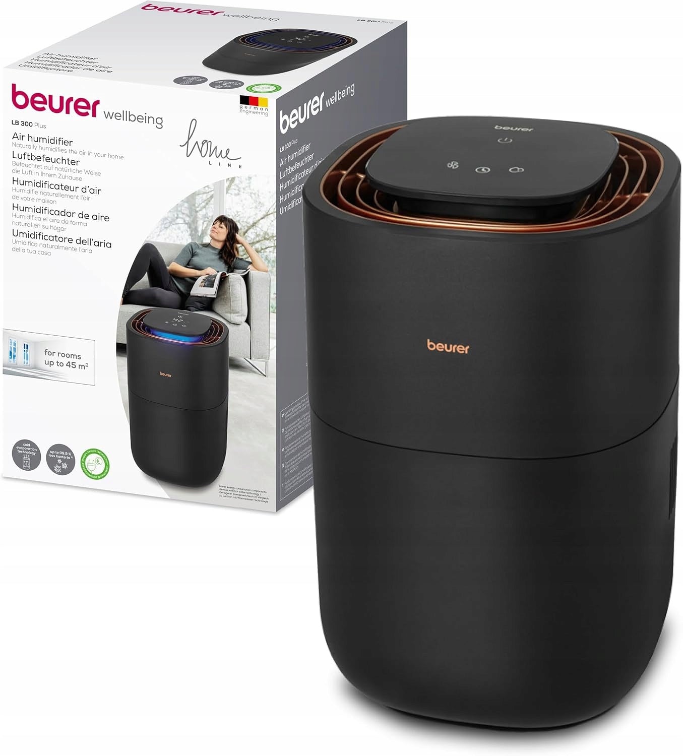Beurer LB 300 Plus evaporative humidifier up to 45 m²