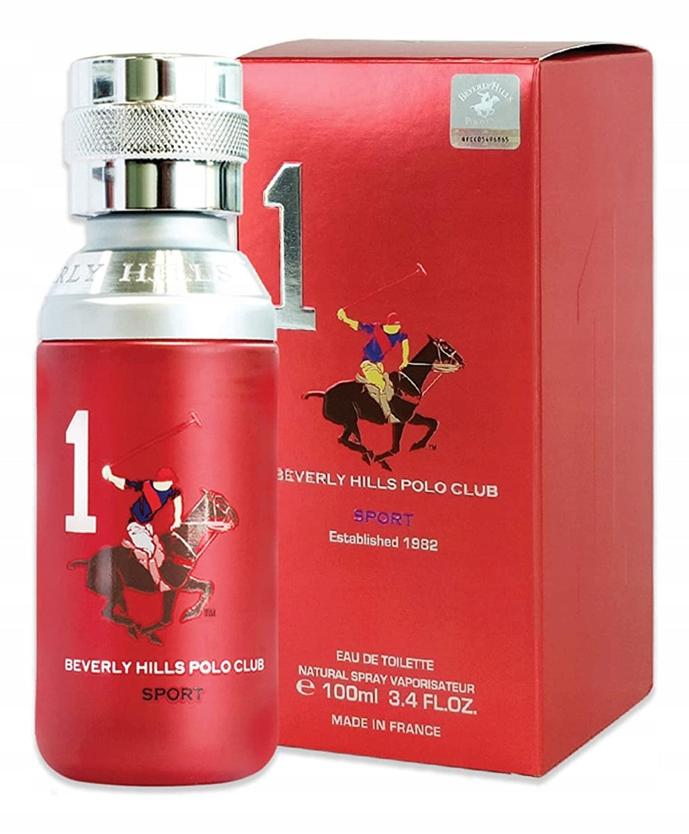 Beverly Hills Polo Club 1 Sport Eau De Toilette For Men 100ml