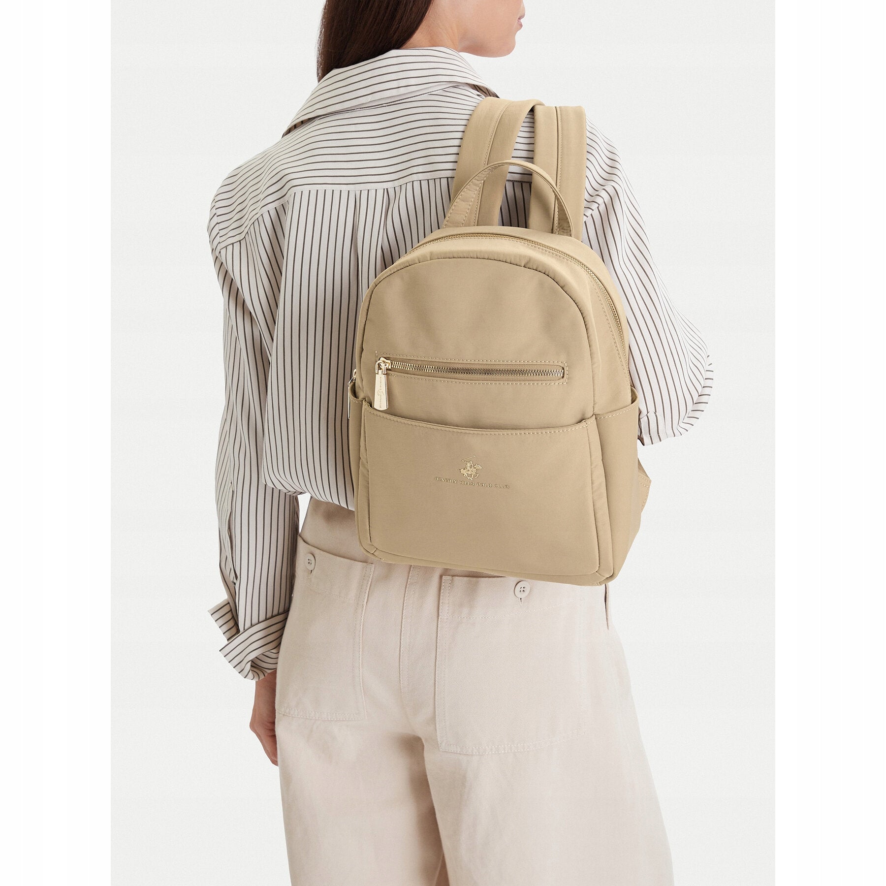 Beverly Hills Polo Club Women's Backpack Beige BEVERLY HILLS POLO CLUB-CEOW