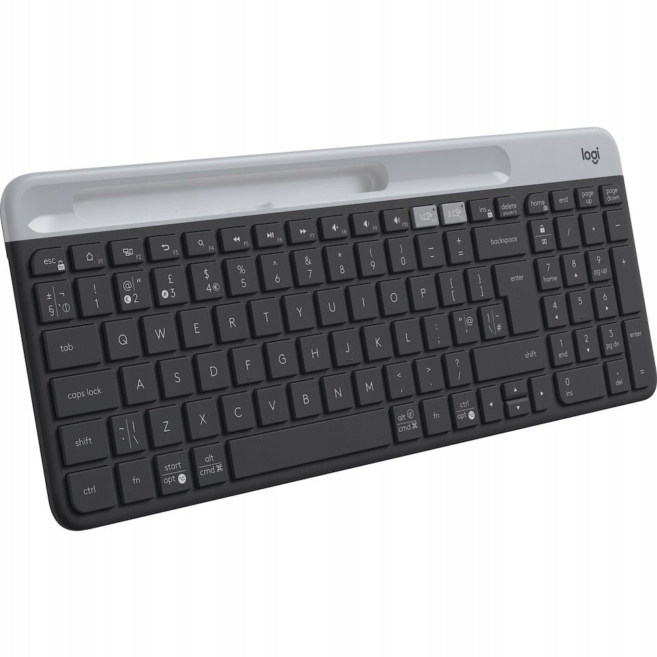 Bezdrátová klávesnice Logitech K580 Slim Multi-Device - grafitová, Nordic