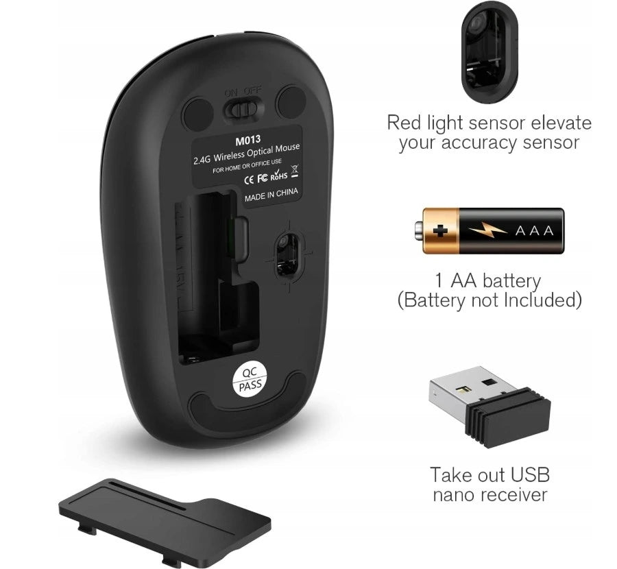 Bezdrátová myš Cimetech 1600DPI 2,4G Packaging status original