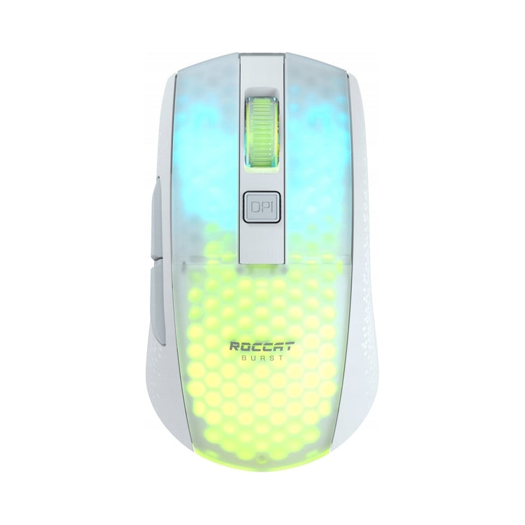 Bezdrátová myš Roccat Burst Pro Air bílá, optický senzor