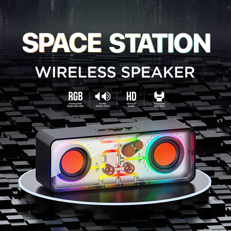 Bezdrôtový reproduktor RECCI RSK-W38 10 W Bluetooth 5.3 RGB USB-C Packaging status original