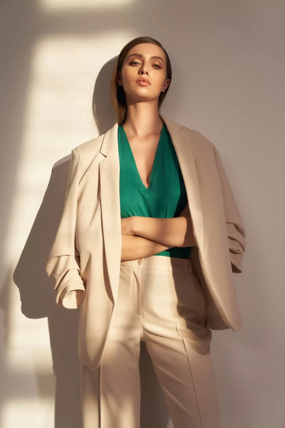 Jacke für Damen, beige 