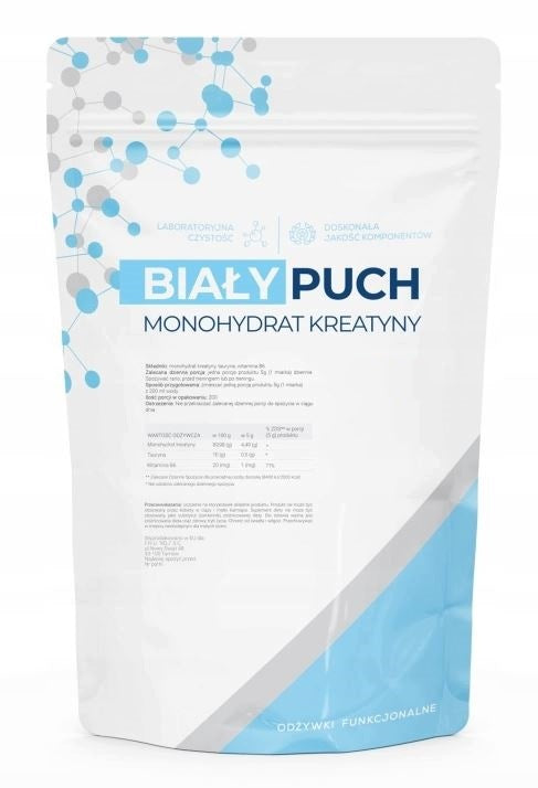 Biały Puch Creatine Monohydrate Creatine Mass Strength Energy 500g