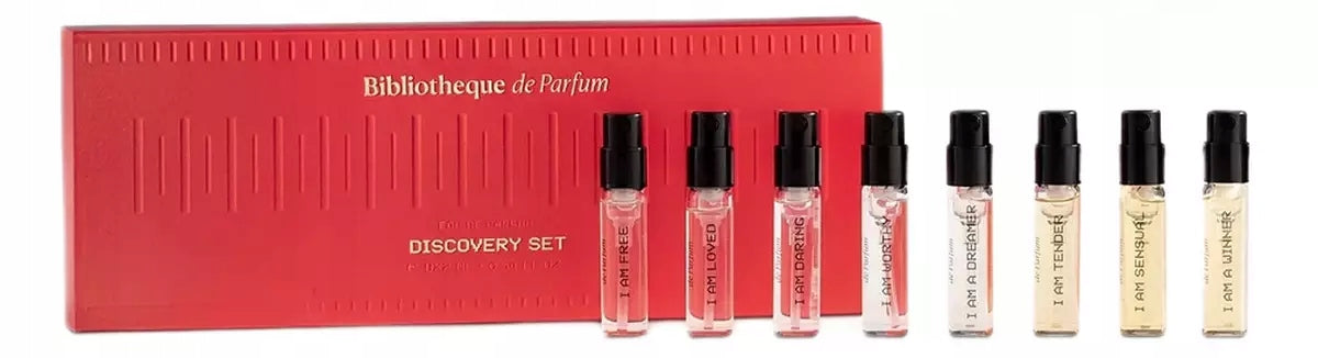 Bibliotheque de Parfum Perfume set collection i am 8x 2ml