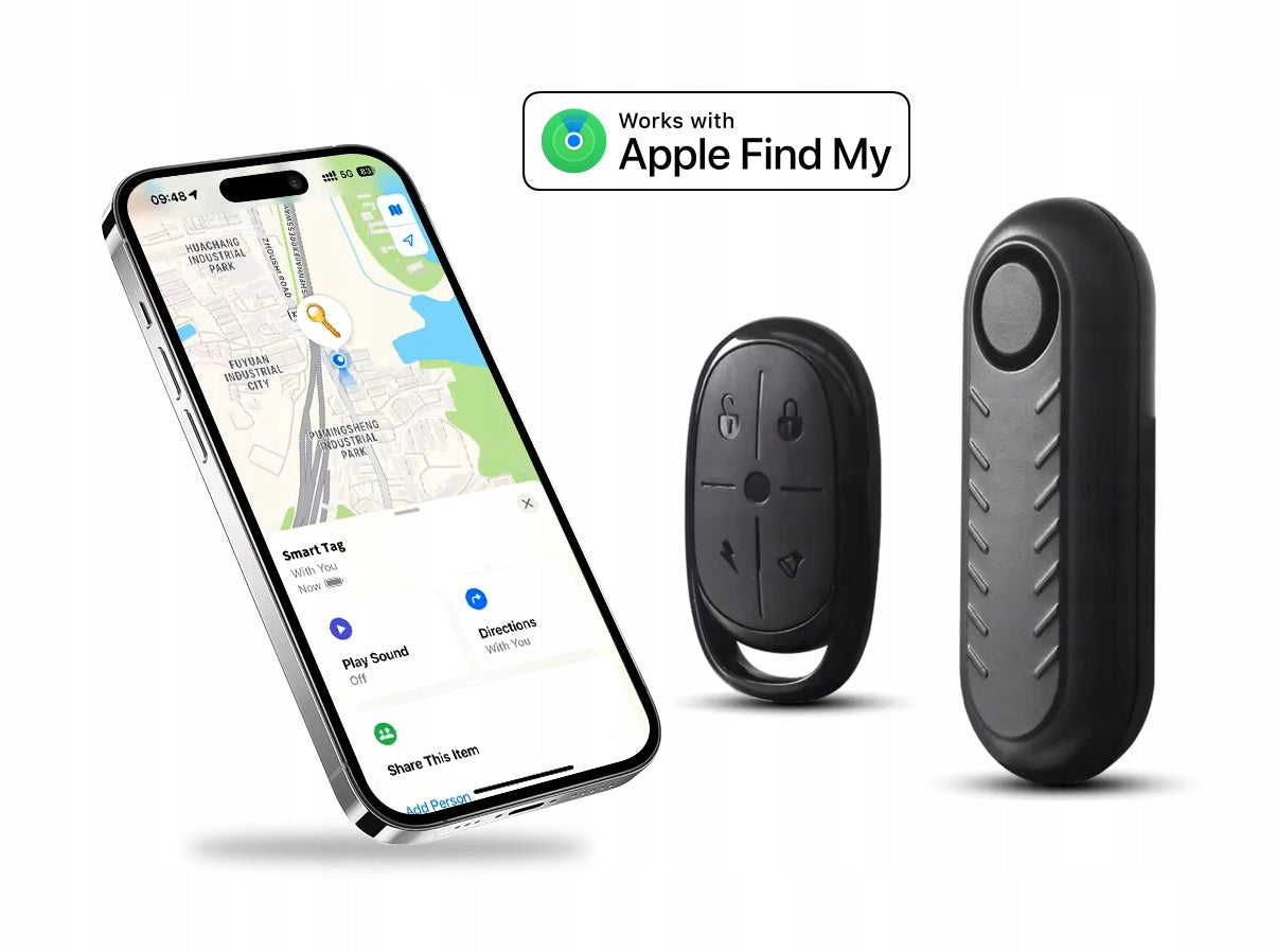 Bicycle Alarm Anti-Theft Remote Control Bike 110dB Location APPLE FIND MY