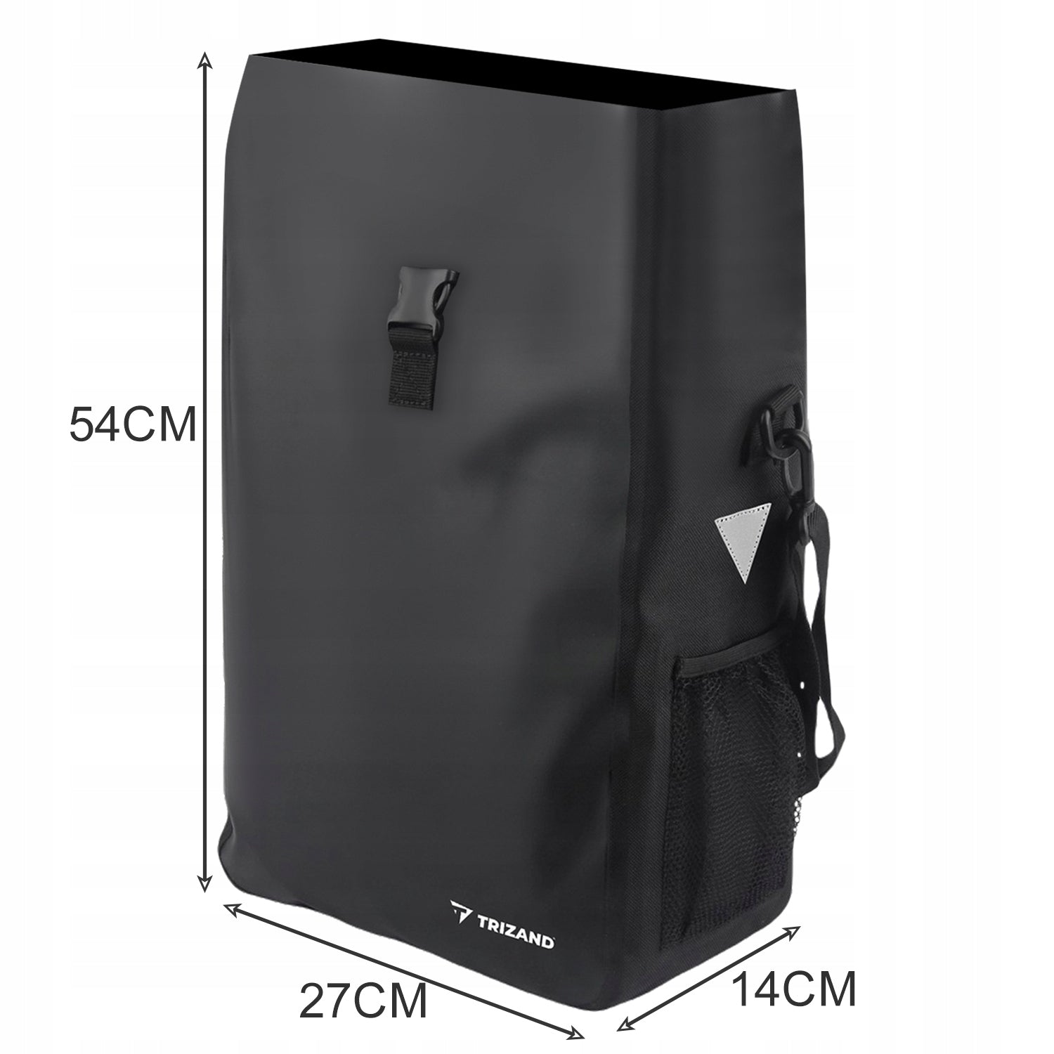 Bicycle Bag Luggage Bag Waterproof Spacious 15l Reflectors Model Sakwa Rowerowa Tylna Wodoodporna Odblaskowa