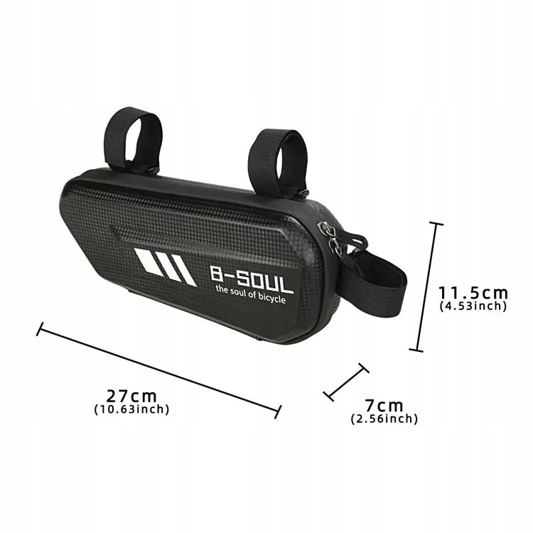 Bicycle Bag SAKWA B-SOUL Waterproof HARD 1.6L Mount on Upper Pipe Brand DSJ