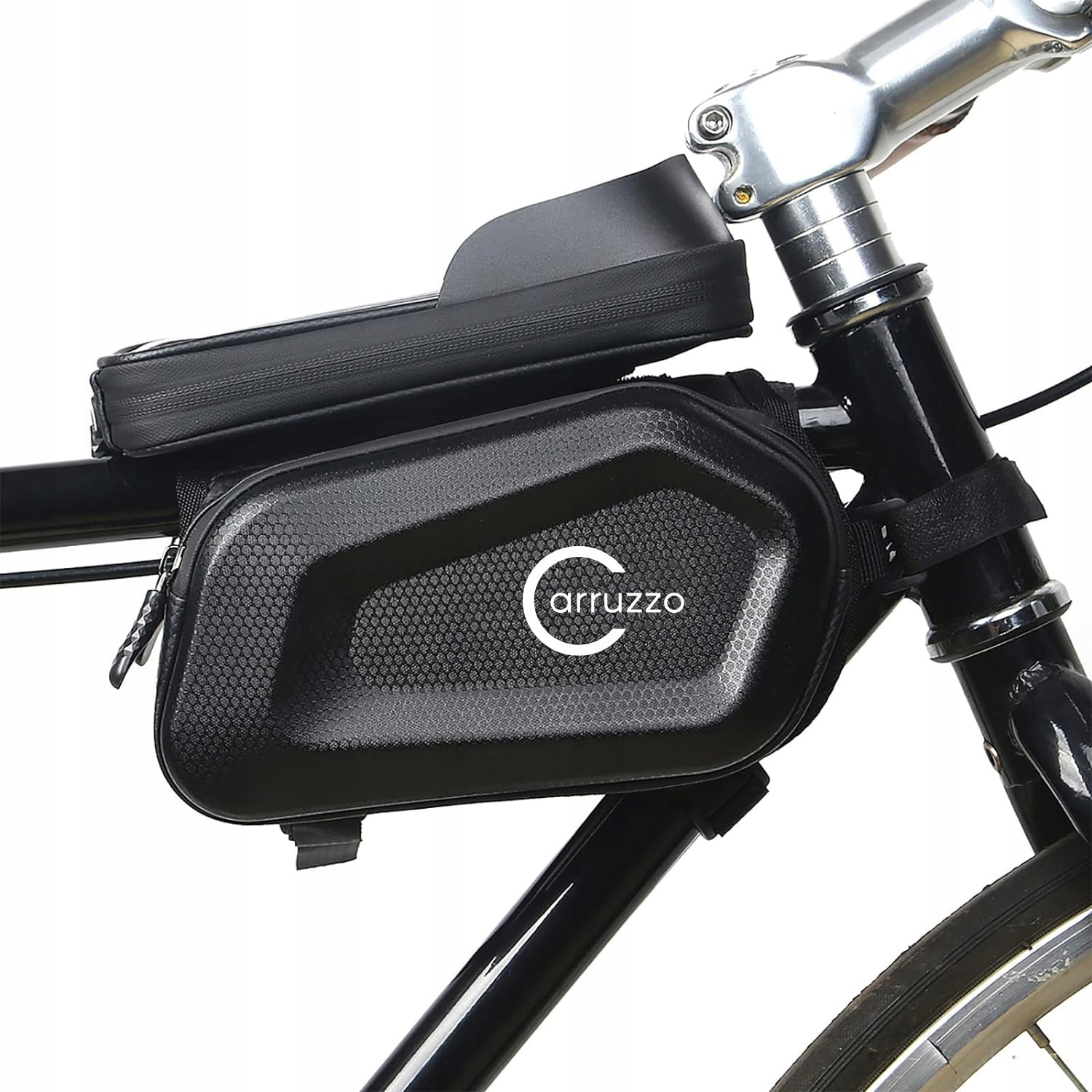 Bicycle Bag Waterproof Phone Pouch Frame Holder Carruzzo Capacity 1 l