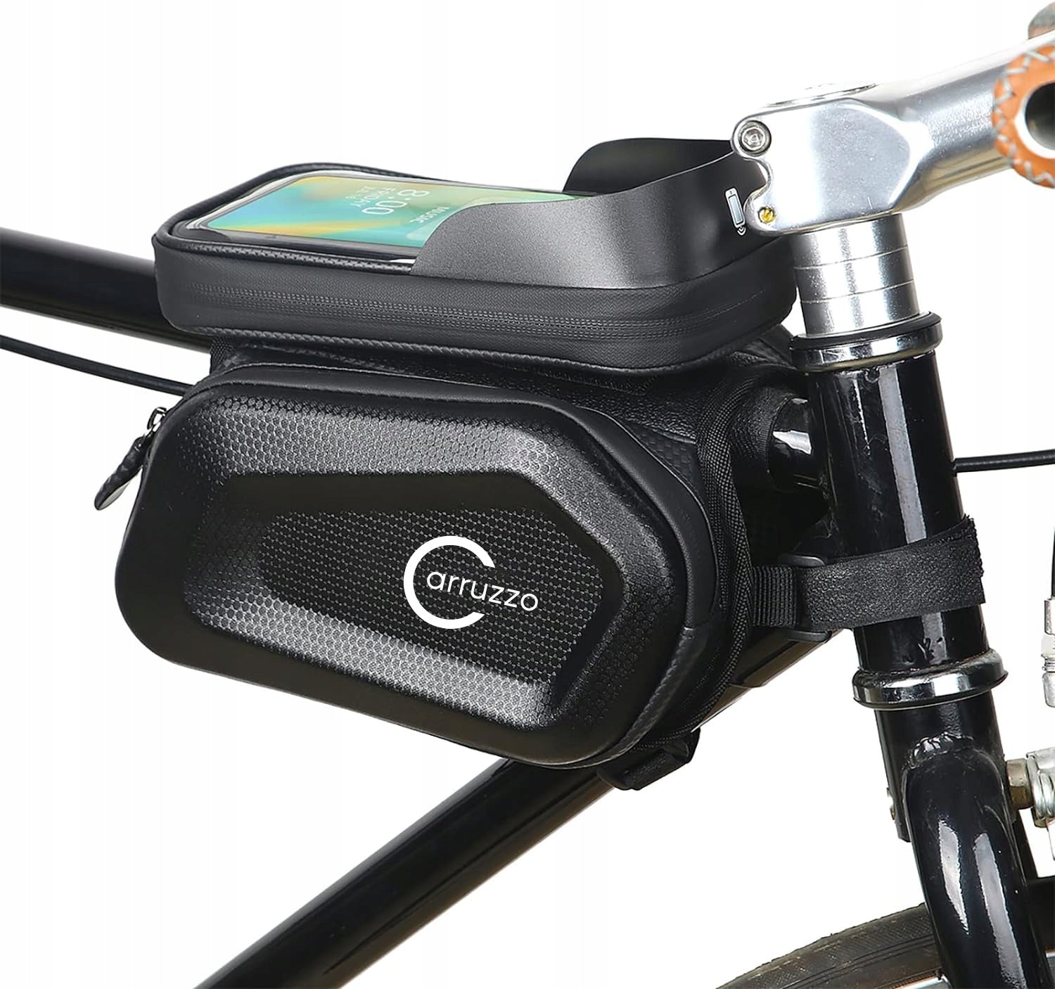 Bicycle Bag Waterproof Phone Pouch Frame Holder Carruzzo Kind universal