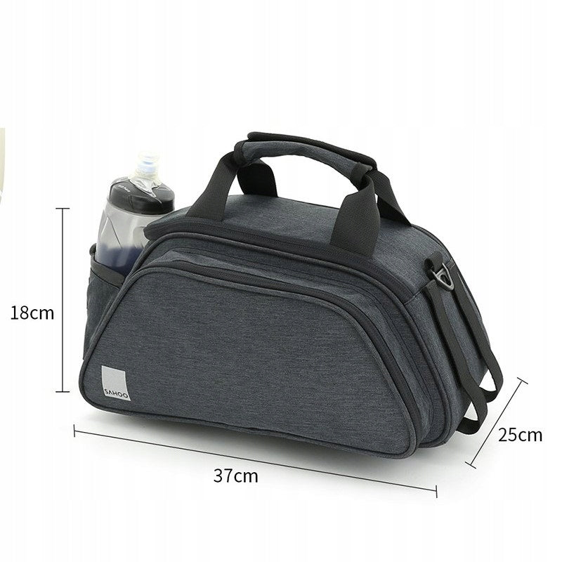 Bicycle Bag for Luggage Bottle Pouch 11L Large Color black