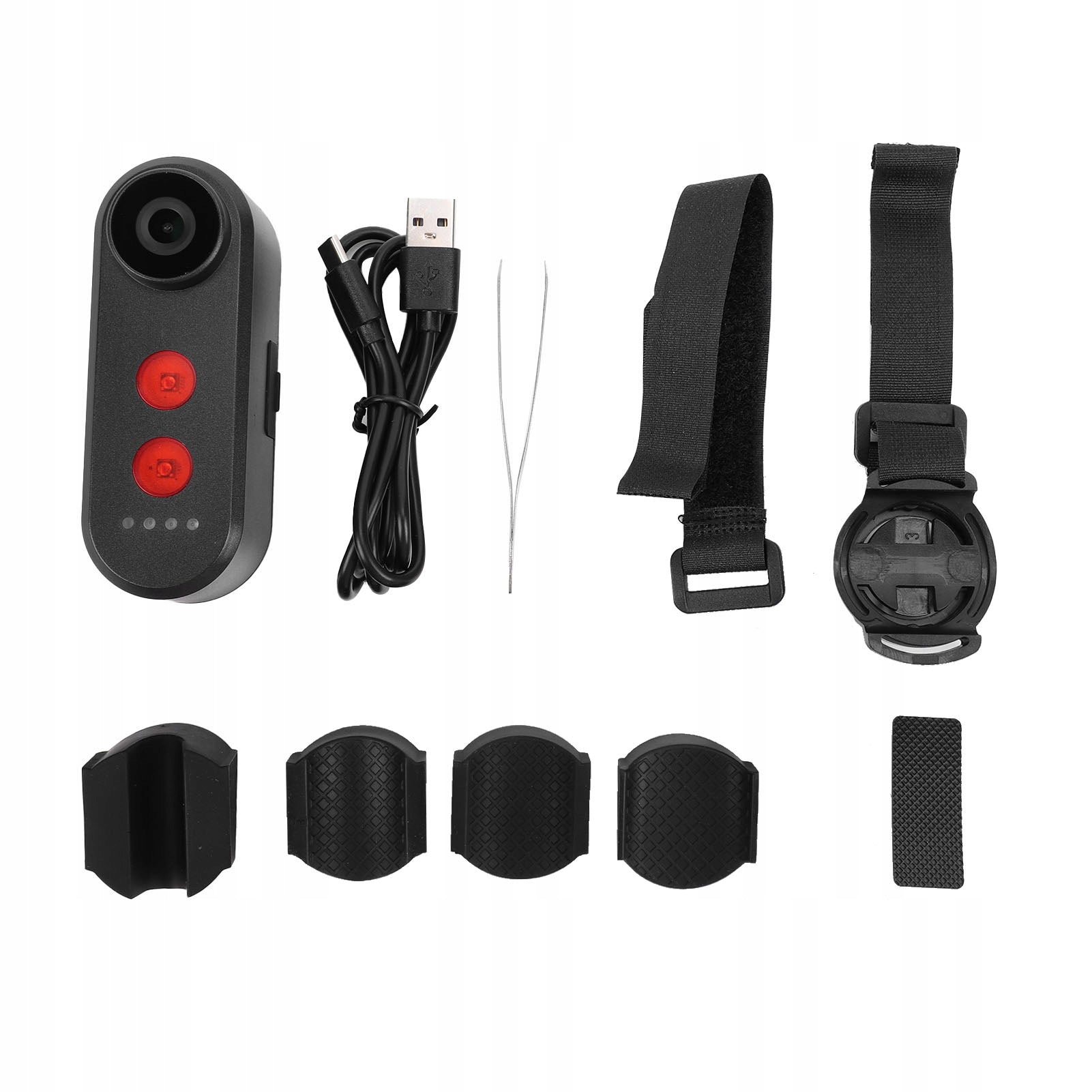 Bicycle Camera with Rear Light 4K Video Recording Waterproof Camera a Model 7460QSIE
