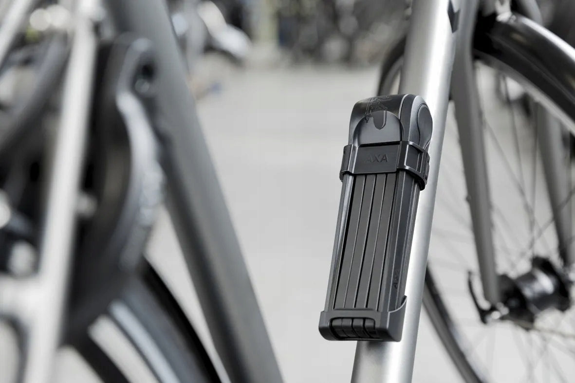 Bicycle Clasp AXA Fold 100 Folding Segment Clasp 100x7mm Black Kind folding lock