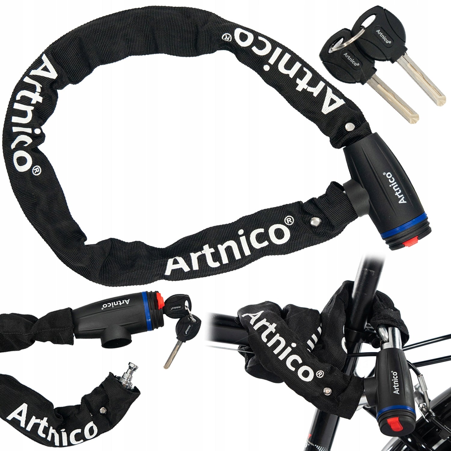 Bicycle Clasp Bicycle Lock for Bicycle Chain Security 90cm