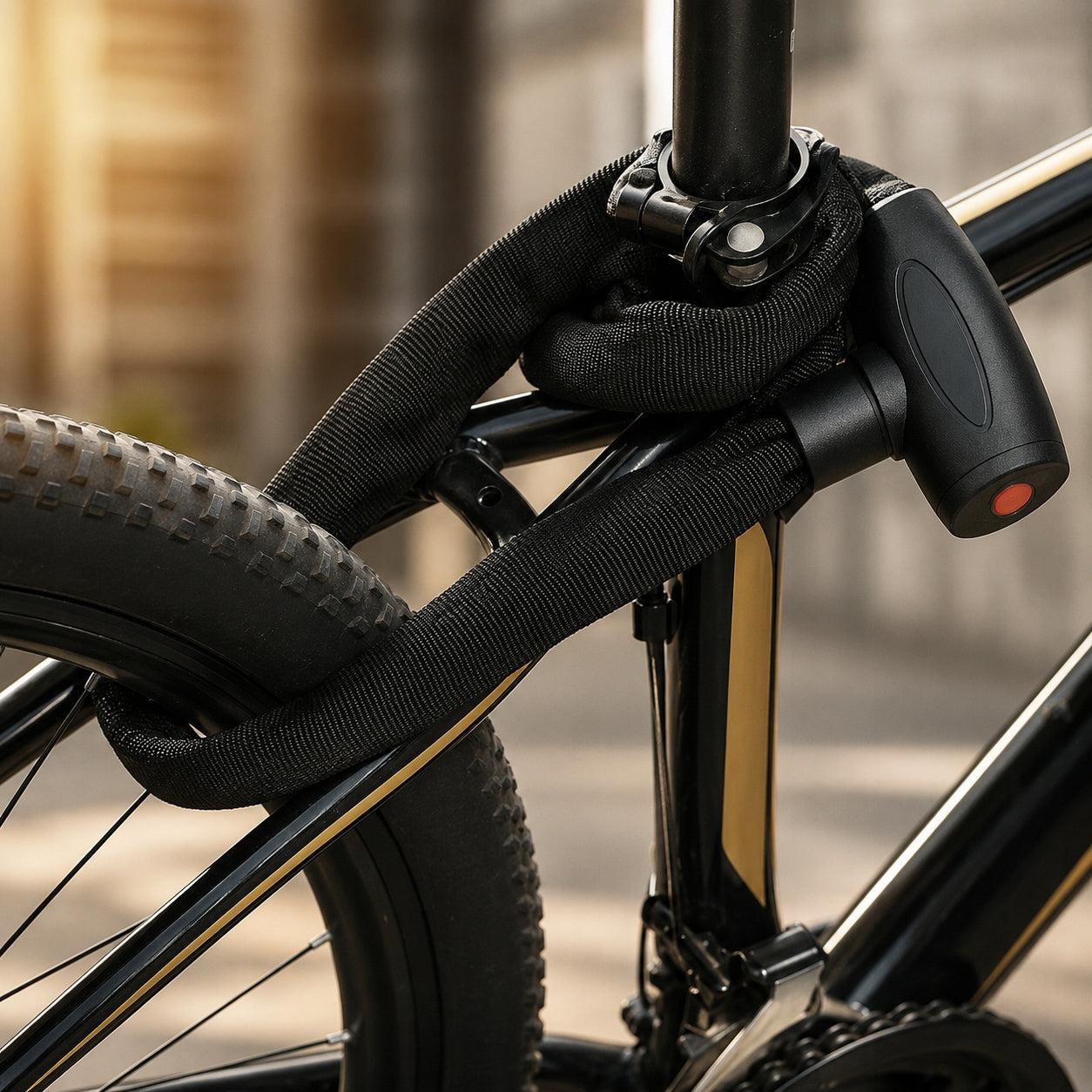 Bicycle Clasp Chain Bicycle Lock 2 Keys Security Kind chain