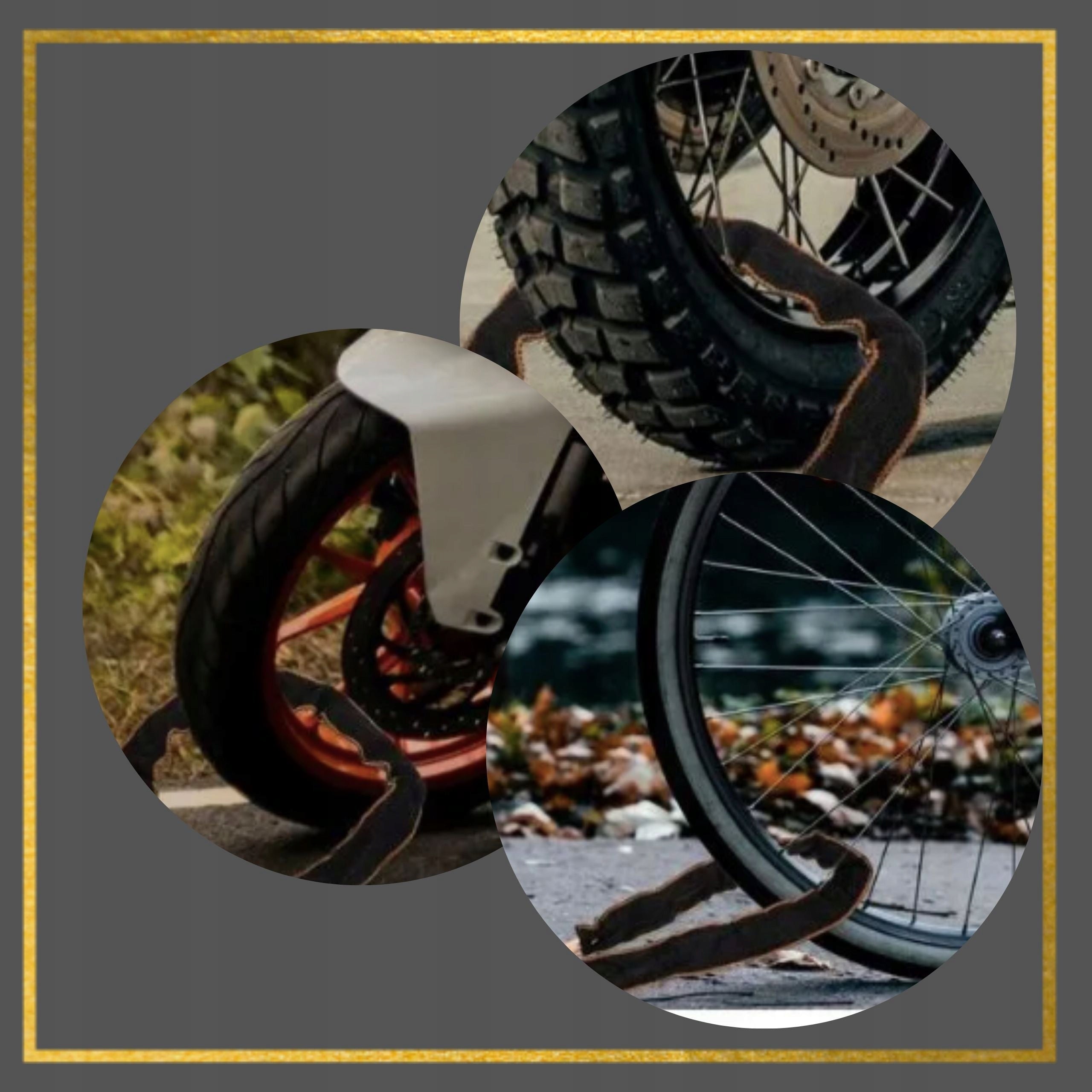 Bicycle Clasp Motor Scooter Chain with Key STEEL 60 cm Manufacturer code ZAPIĘCIE DO ROWERU NA KLUCZYK BLOKADA