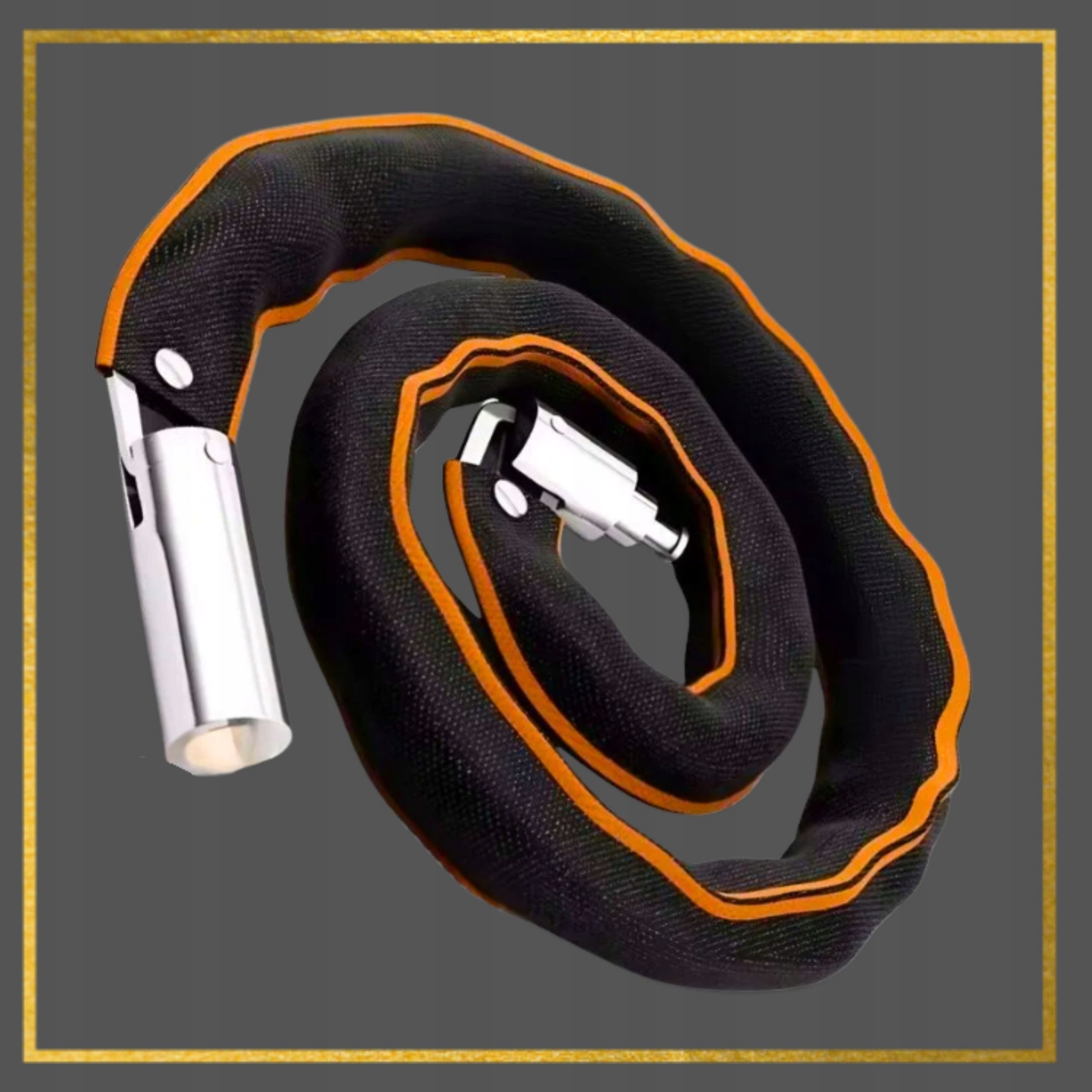 Bicycle Clasp Motor Scooter Chain with Key STEEL 60 cm Packaging status original