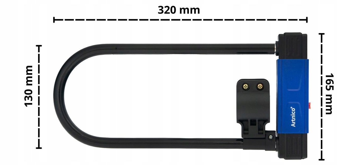 Bicycle Clasp U-Lock for Bicycle KEY LOCK Strong Manufacturer code Zabezpieczenie rowerowe U-Lock Gerda